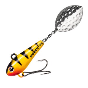 Spinmad WIR 0814 10 g – wirujący ogonek 7 cm na okonia, pstrąga i klenia