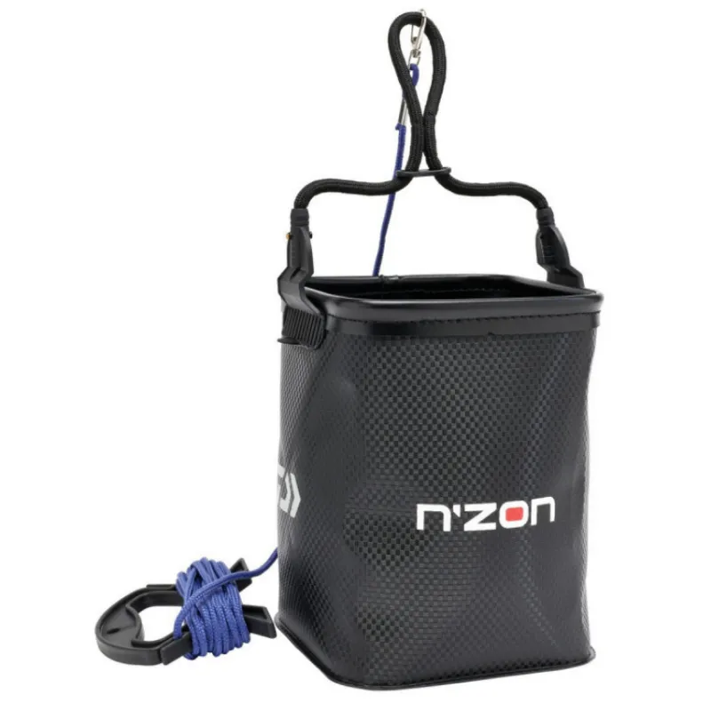 Wiaderko Daiwa N'ZON Foldable EVA Bucket 5 L z liną 10 m