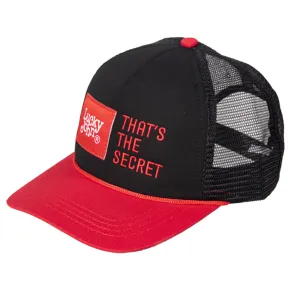 Czapka z daszkiem Lucky John Cap Black/Red dla wędkarza