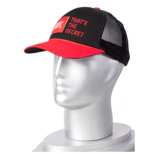 Czapka z daszkiem Lucky John Cap Black/Red dla wędkarza