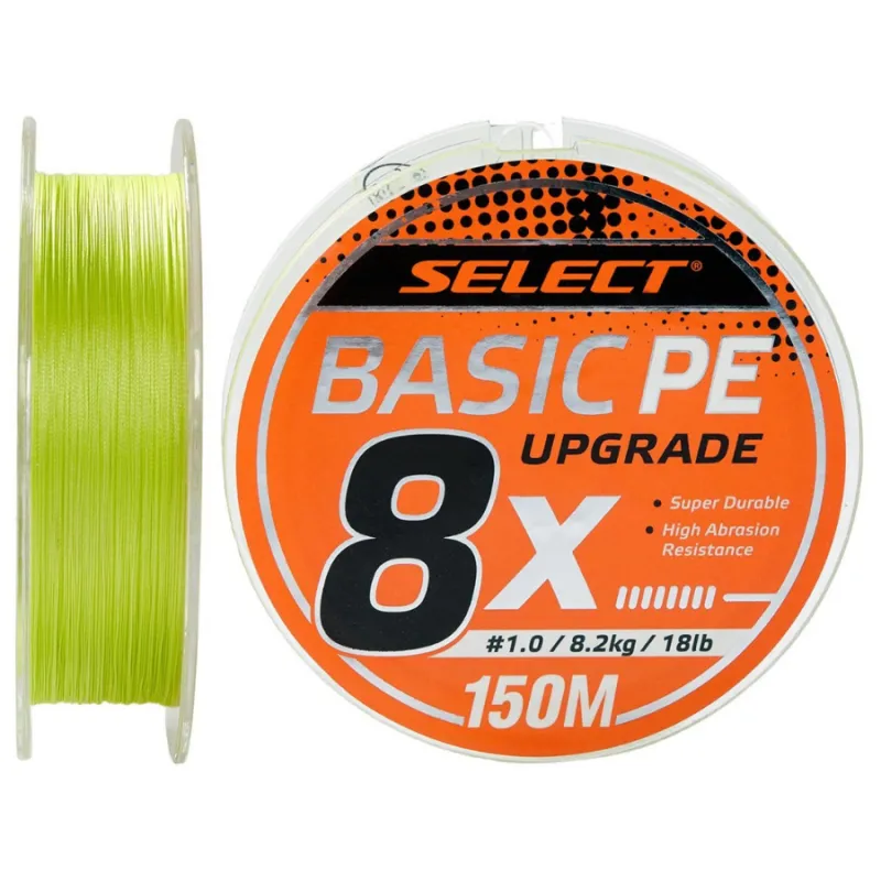 Plecionka Select Basic PE 8x 150 m 0,10 mm 5,5 kg Light Green