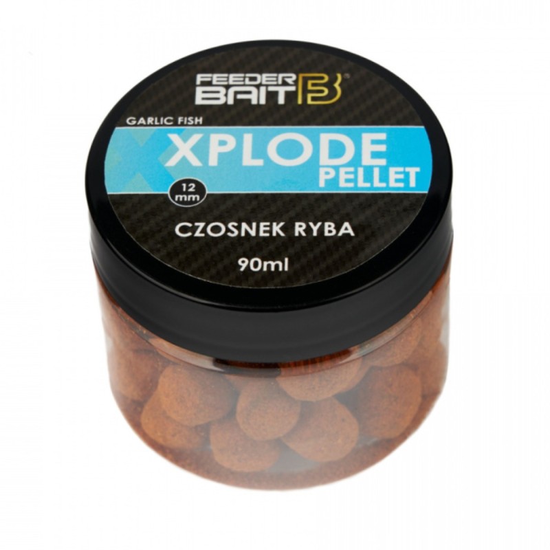 Feeder Bait Xplode Pellet 12mm Ryba Czosnek – pellet rybno-czosnkowy z efektem Xplode