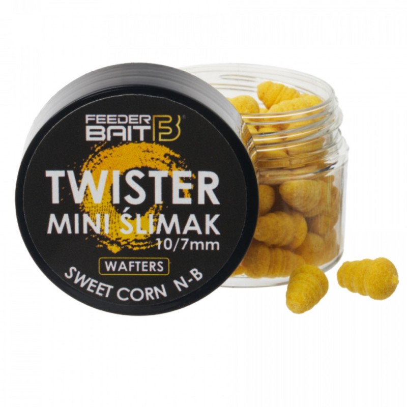 Feeder Bait Mini Ślimak Wafters Sweet Corn N-B 7 mm – przynęta wafters do Method Feeder