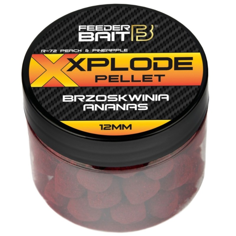 Feeder Bait Xplode Pellet 12mm R72 Brzoskwinia & Ananas – pellet z efektem Xplode