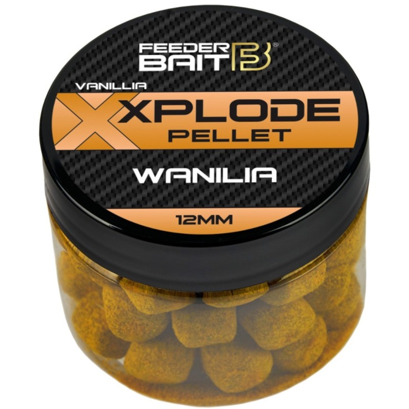 Feeder Bait Xplode Pellet 12mm Wanilia – pellet z efektem Xplode i aromatem waniliowym