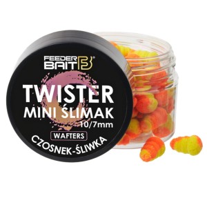 Feeder Bait Mini Ślimak Wafters Czosnek & Śliwka 7/10 mm – przynęta wafters o podwójnym aromacie