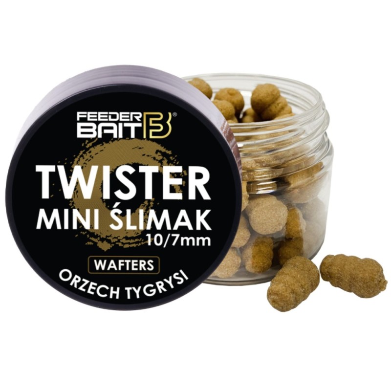 Feeder Bait Mini Ślimak Wafters Orzech Tygrysi 7/10 mm – TWISTER – przynęta wafters o aromacie orzecha tygrysiego