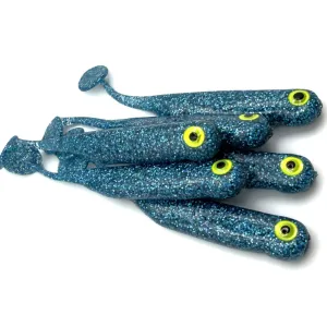 Guma GF1 Great Fish 7 cm 2,5 g Glitter Blue – 6 szt.
