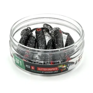 Guma GF1 Great Fish 7 cm 2,5 g Glitter Graphite