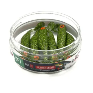 Guma GF1 Great Fish 7 cm 2,5 g Glitter Green – 6 szt.