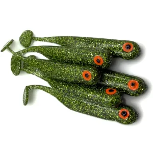 Guma GF1 Great Fish 7 cm 2,5 g Glitter Green – 6 szt.