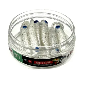 Guma GF1 Great Fish 7 cm 2,5 g White Pearl – 6 szt.