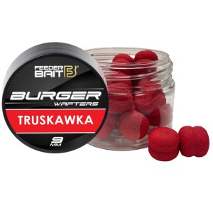 Burger Wafters Truskawka Feeder Bait – przynęta wafters do Method Feeder 9 mm
