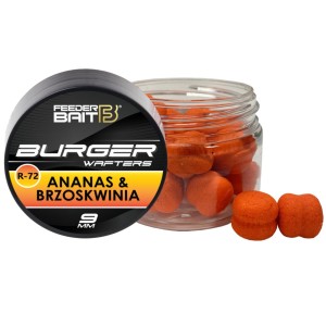 Burger Wafters R-72 Ananas & Brzoskwinia Feeder Bait – przynęta wafters 9 mm