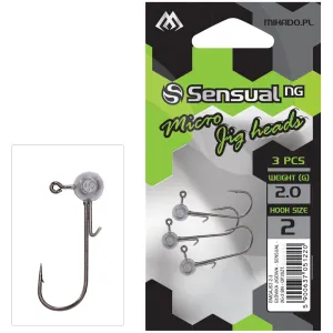 Micro Główka Jigowa Sensual 1 g nr 8 Mikado – 3 szt.