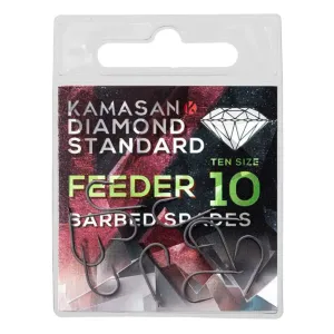 Haczyki Kamasan Diamond Standard Feeder roz. 14 z łopatką