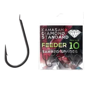 Haczyki Kamasan Diamond Standard Feeder roz. 10 z łopatką