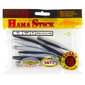 Lucky John Hama Stick 3,5" Z01 – guma na okonia i sandacza