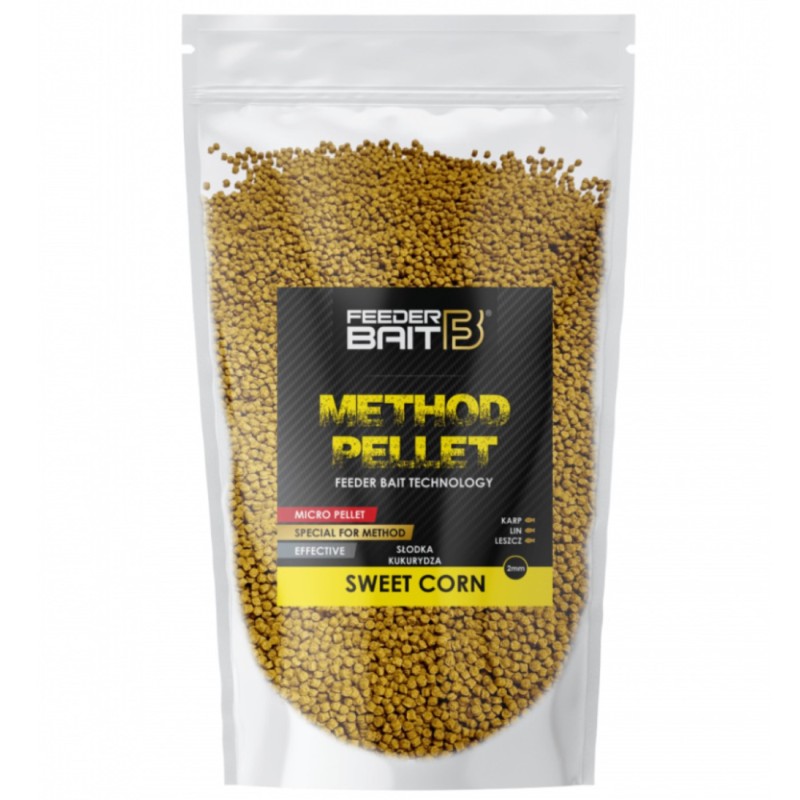 Micro Pellet Feeder Bait 2mm Sweet Corn – skuteczny pellet kukurydziany do method feedera