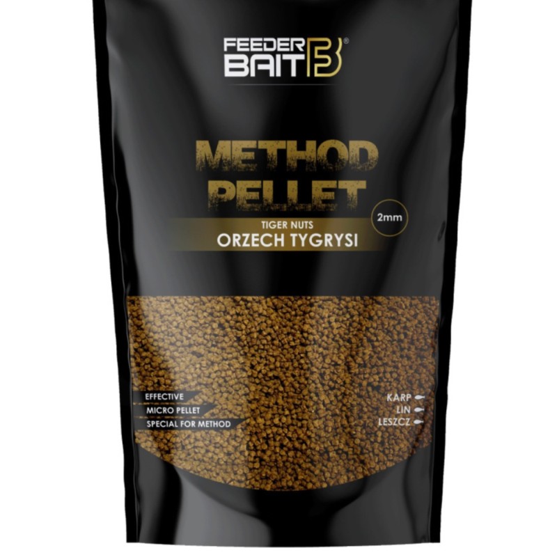 Zanęta Pellet Feeder Bait 2mm Orzech Tygrysi – naturalny pellet karpiowy