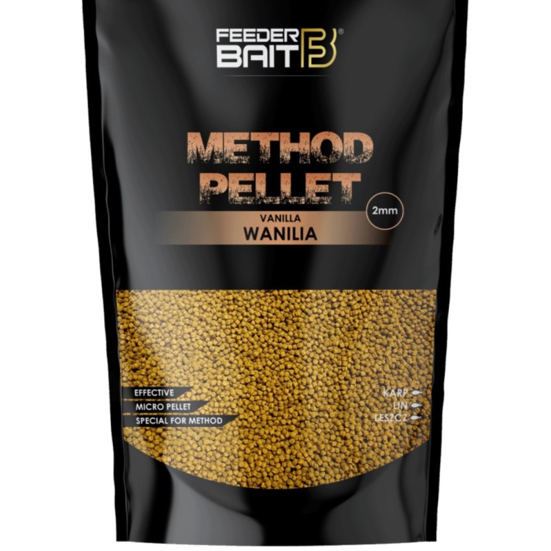 Zanęta Pellet Feeder Bait 2mm Wanilia – słodki pellet do method feedera