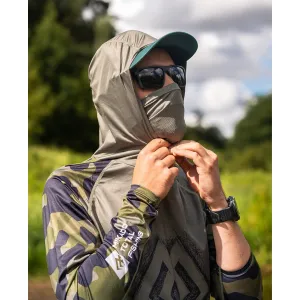 Bluza - kaptur z filtrem UPF Mikado XXL Green Camo