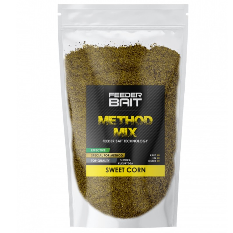 Feeder Bait Method Mix Sweet Corn 800 g – Zanęta kukurydziana z mączką rybną
