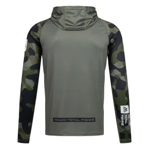 Bluza - kaptur z filtrem UPF Mikado M Green Camo