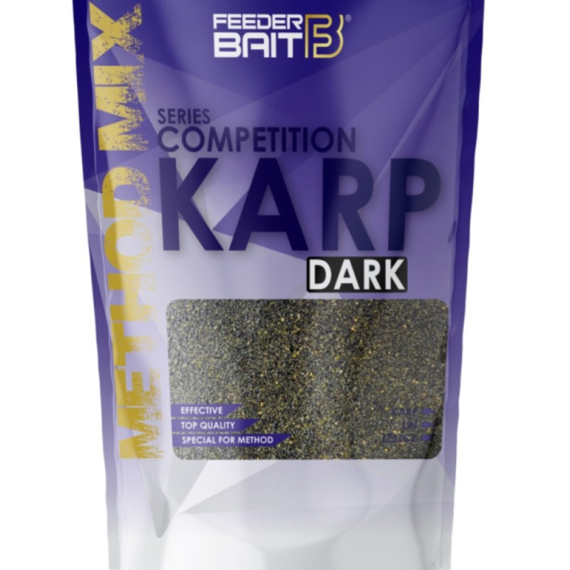 Feeder Bait Method Dark Competition Karp 800 g – profesjonalna zanęta do Method Feeder