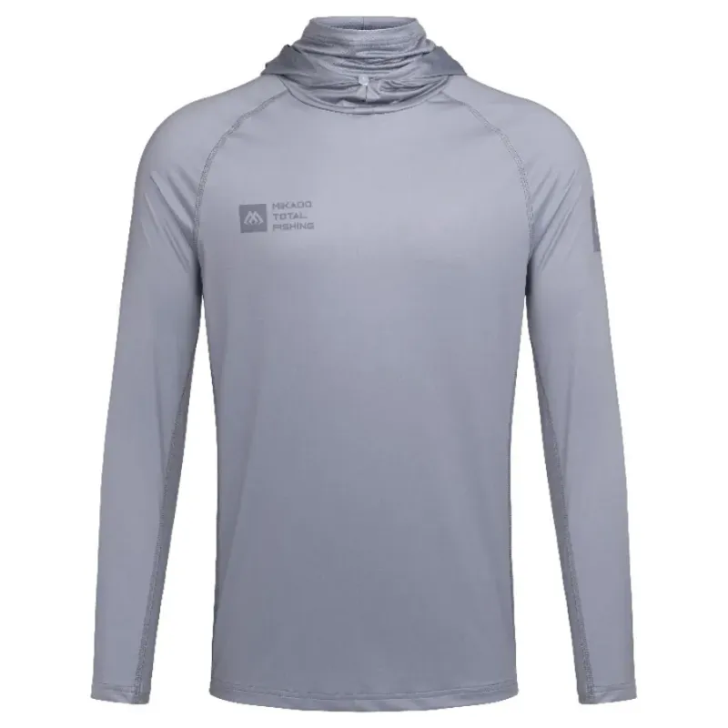 Bluza z kapturem z filtrem UPF Szara Mikado S