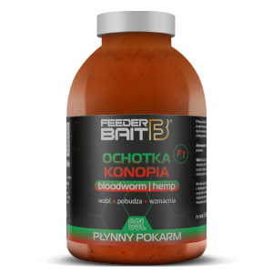 Zalewa F1 Ochotka & Konopia Feeder Bait 250ml – naturalny booster zimowy