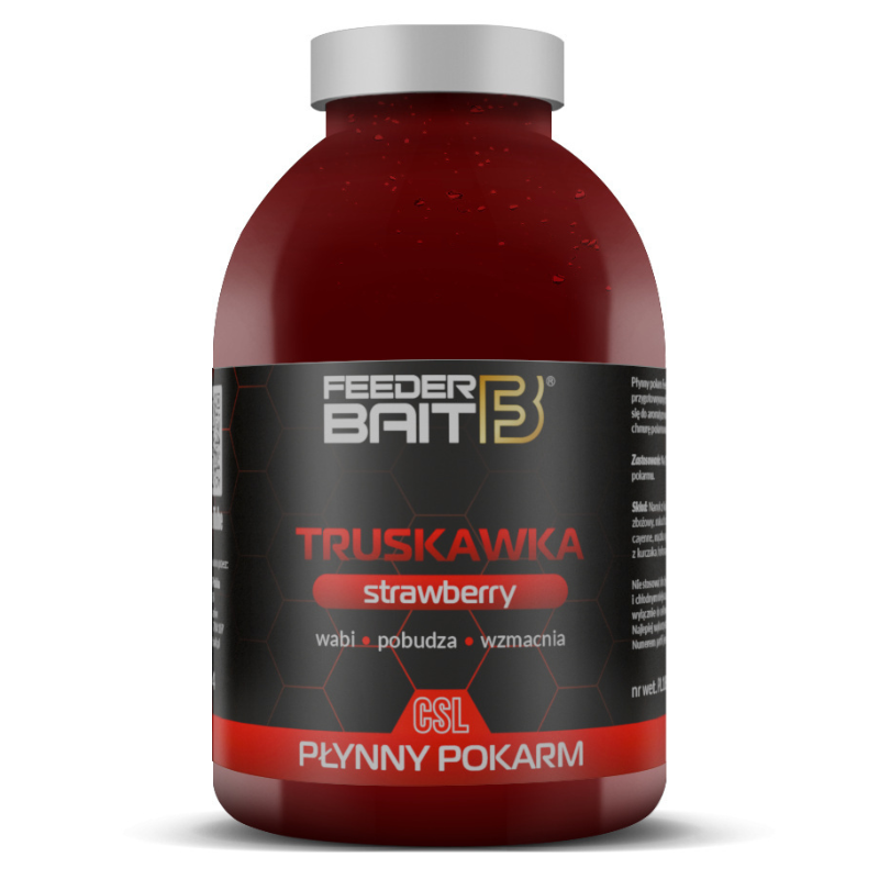 Zalewa Truskawka Feeder Bait Booster 250ml – słodki dopalacz do feedera