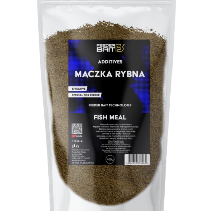 Feeder Bait Mączka Rybna 400 g – dodatek białkowy do zanęt feederowych