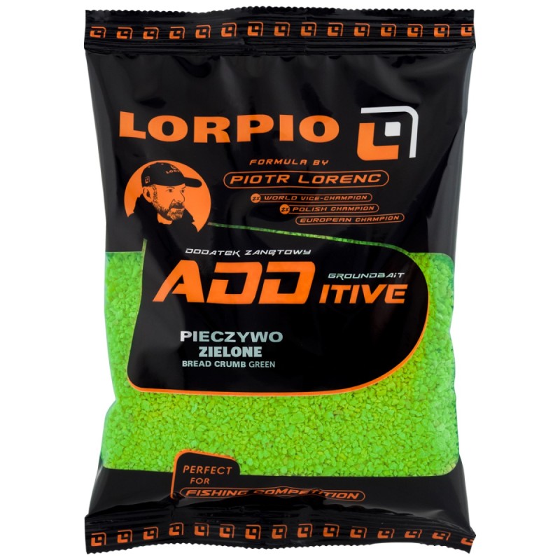 Lorpio Pieczywo Super Fluo Green – dodatek do zanęt na karpie i leszcze