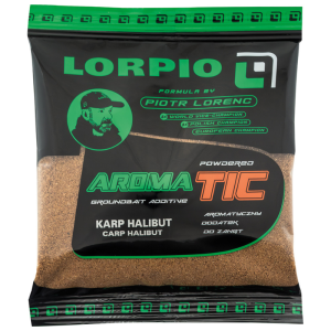 Lorpio Aromat Magnetic Carp Halibut 200g – mocny dodatek do zanęt karpiowych