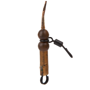 Zestaw karpiowy helikopterowy do rzutów 100 cm brązowy – leadcore 45 lb