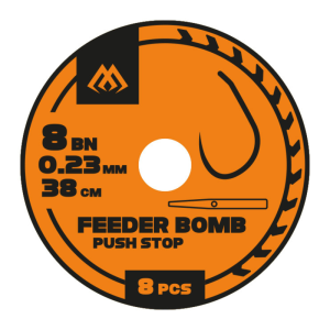 Przypony Mikado Feeder 12 Bez Zadziora 0,18 mm 38 cm | Gotowe przypony feederowe