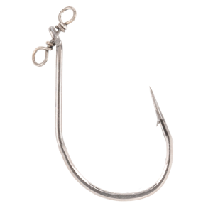 Haczyki Mikado Jaws Drop Shot 2/0 – hak z krętlikiem do dużych przynęt