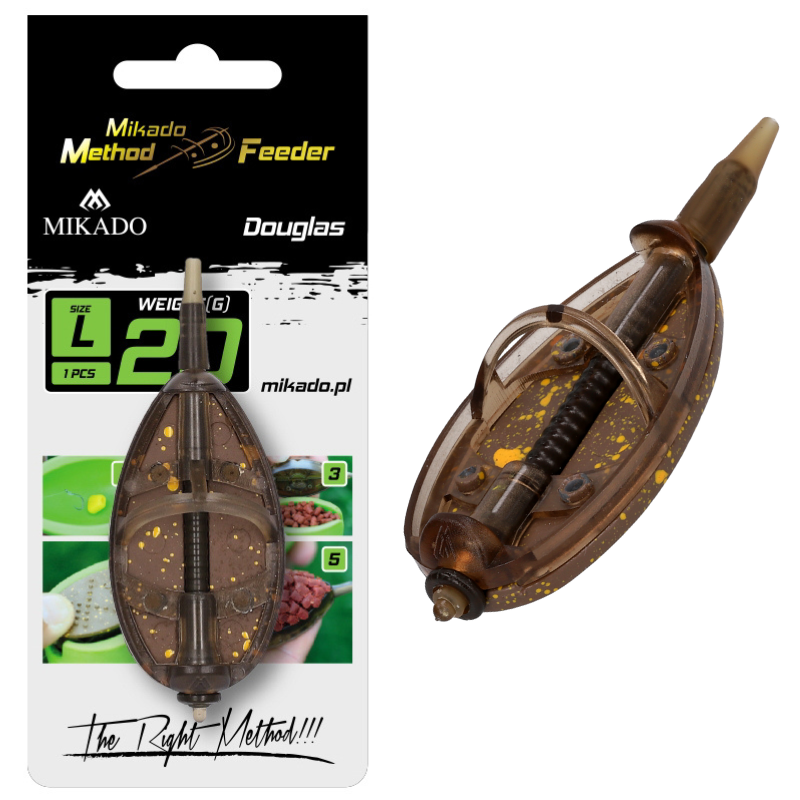 Koszyk Mikado Douglas Method Feeder L 20 g – lekki i precyzyjny podajnik feederowy