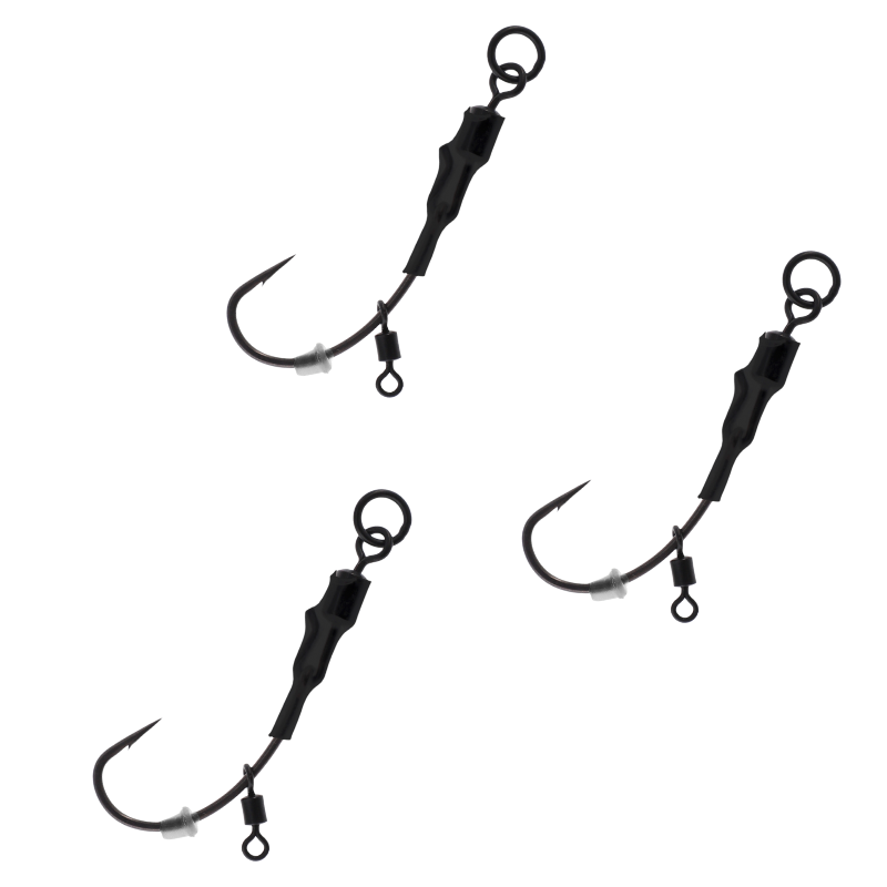 Przypon karpiowy Mikado Ronnie Rig Set hak 4 (3 szt.)