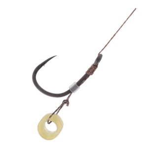 Przypon Mikado Method Feeder z Gumką Hak 12 Plecionka 0.12mm – 8 sztuk