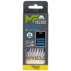 Przypon MF z Gumką bez Zadziora 12 – plecionka 0,12 do method feedera