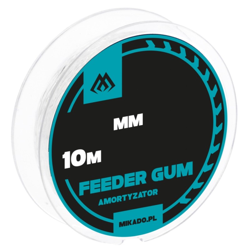 Amortyzator Feeder Gum Mikado 1,00 mm / 10 m – pewny hol i ochrona przyponu