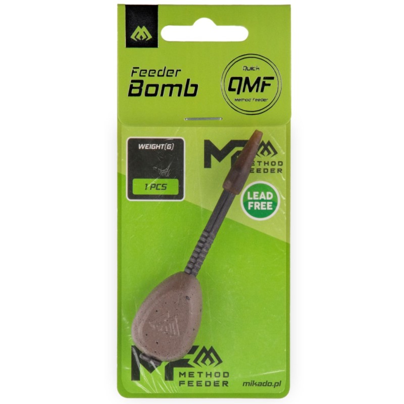 Ciężarek Mikado Feeder Bomb Q.M.F. 20 g – lekki i szybki w wymianie ciężarek feederowy