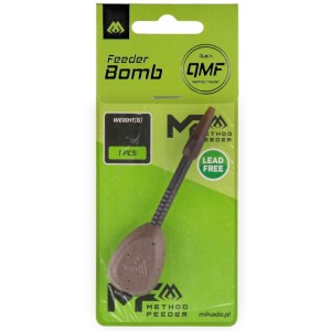 Ciężarek Mikado Feeder Bomb Q.M.F. 15 g – lekki i szybki w wymianie ciężarek feederowy
