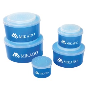 Pudełka na robaki Mikado Matrioszki 5 szt. – praktyczny zestaw dla wędkarzy