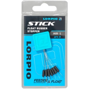 Stopery Gumowe Lorpio Stick L – mocne ograniczniki do feederów i karpiówki