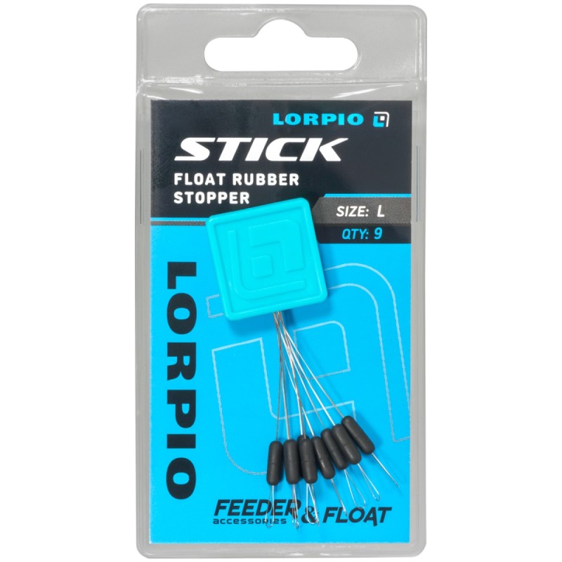 Stopery Gumowe Lorpio Stick L – mocne ograniczniki do feederów i karpiówki