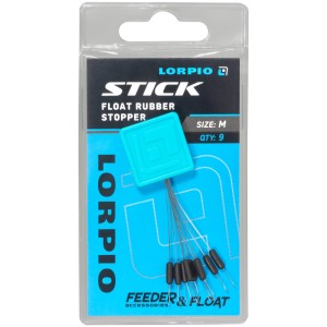 Stopery Gumowe Lorpio Stick M – uniwersalne ograniczniki do zestawów feederowych i spławikowych