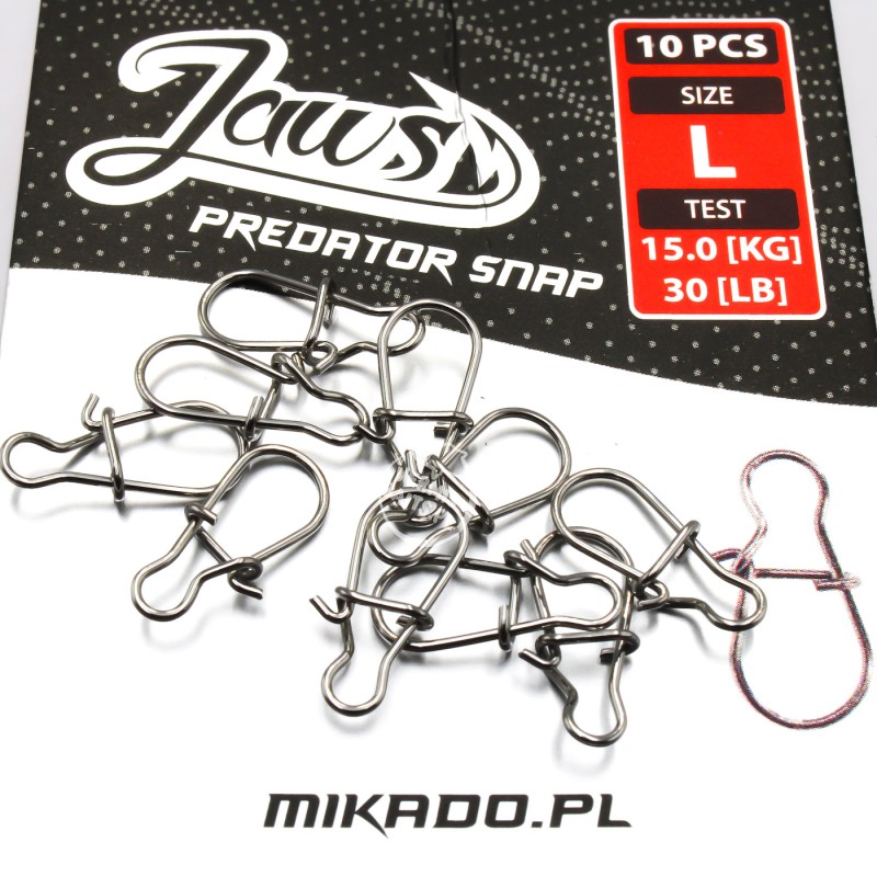 Agrafka Spinning Mikado Jaws Predator Snap L – moc i precyzja dla drapieżników